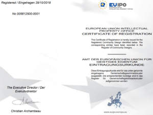 EU Design Patent Certificate